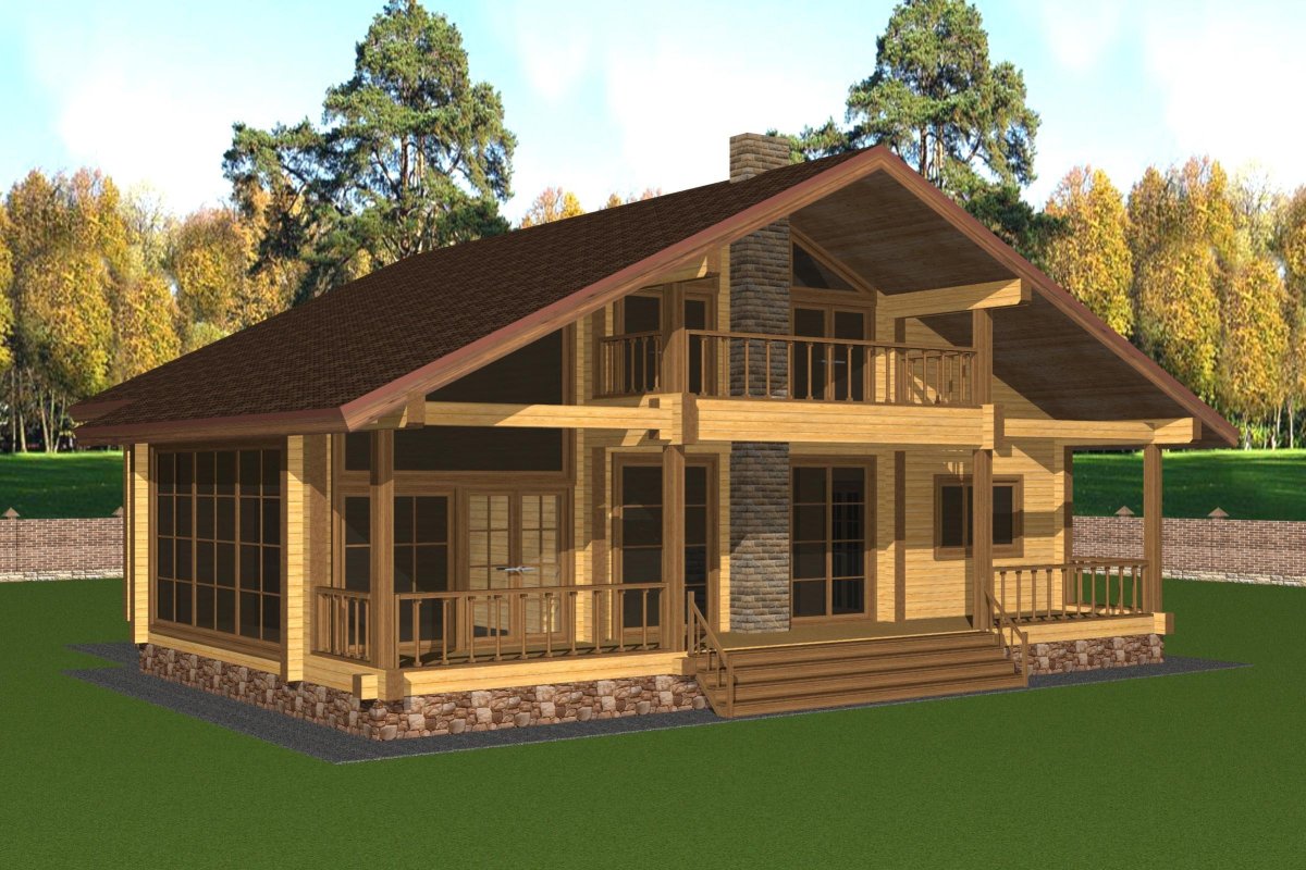 Дом Шале одноэтажный