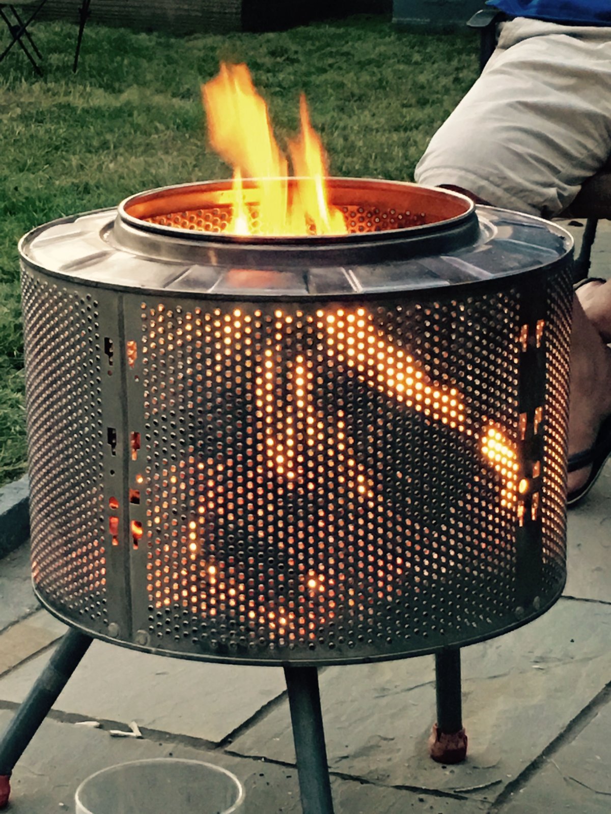 Печка из барабана стиральной машинки