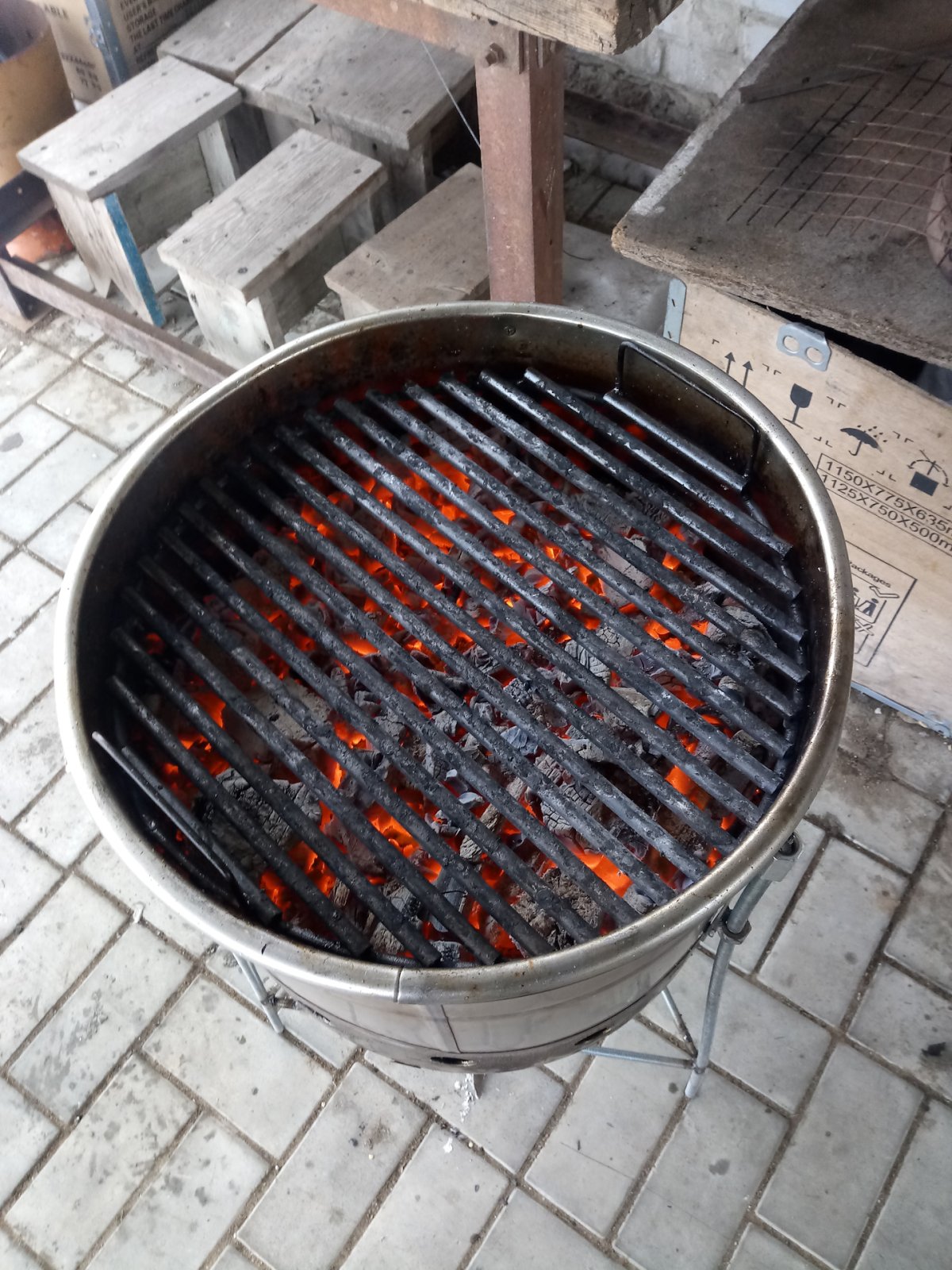 Мангалы из барабанов стиральных машин