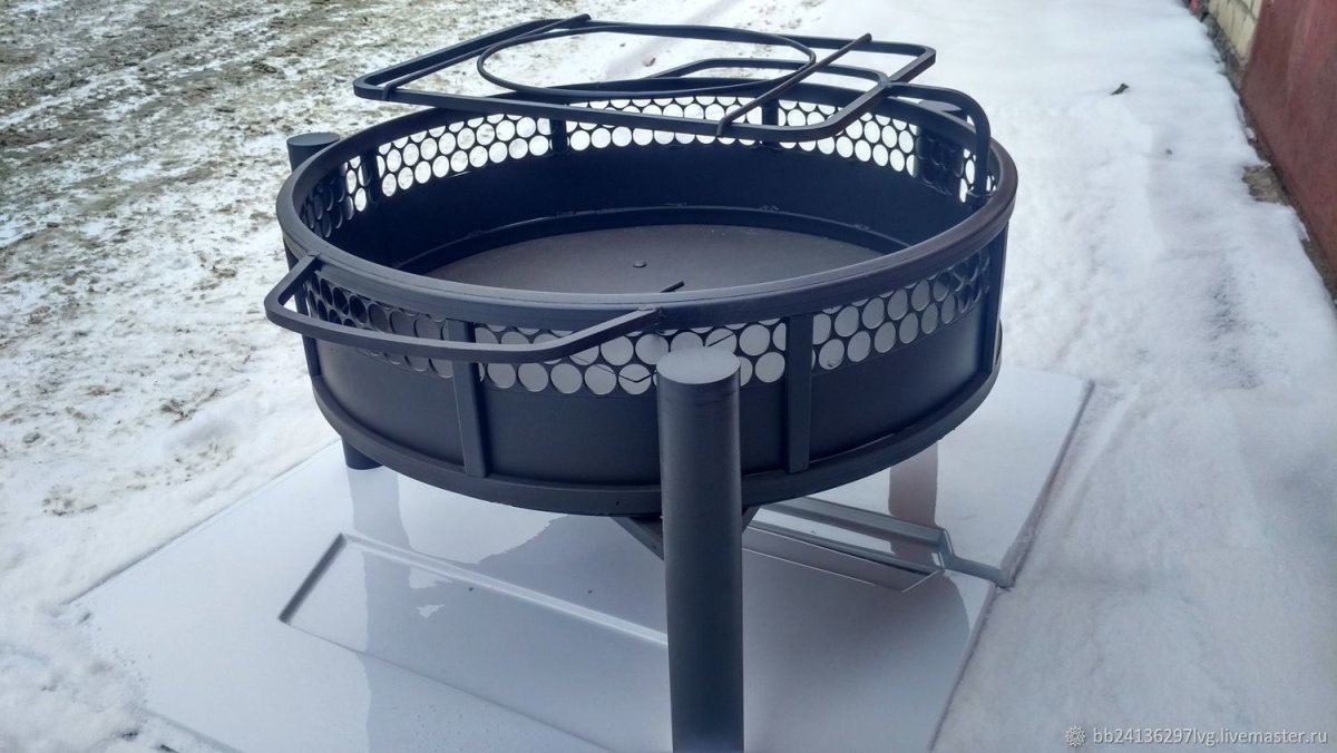 Костровая чаша из барабана