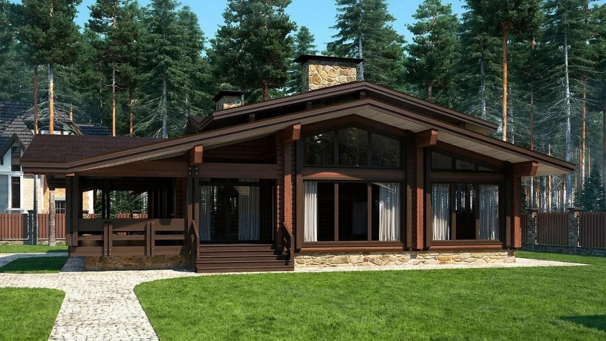 Юджин финский дом из клееного бруса