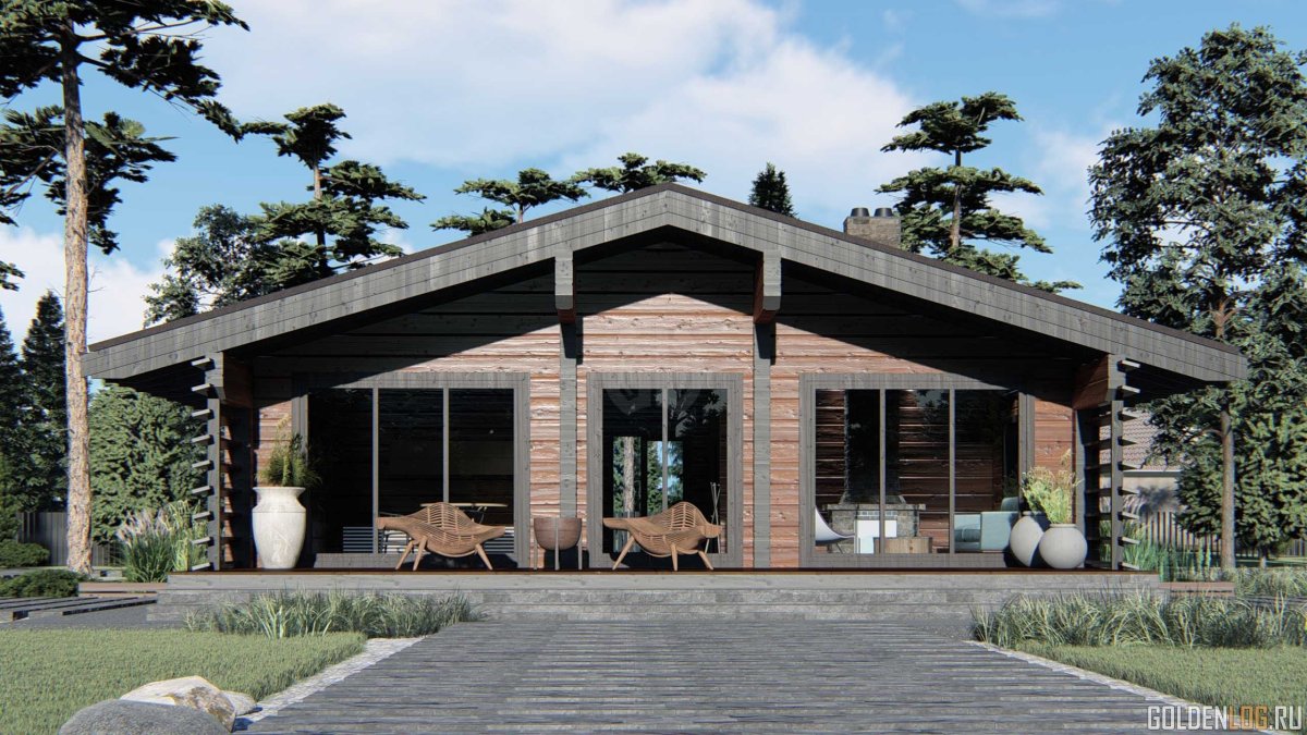 Шале 100м2 одноэтажные