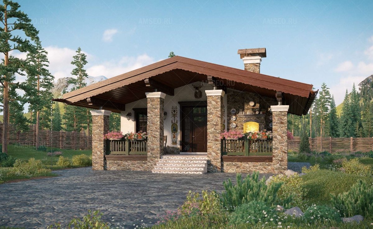 Шале 100м2 одноэтажные