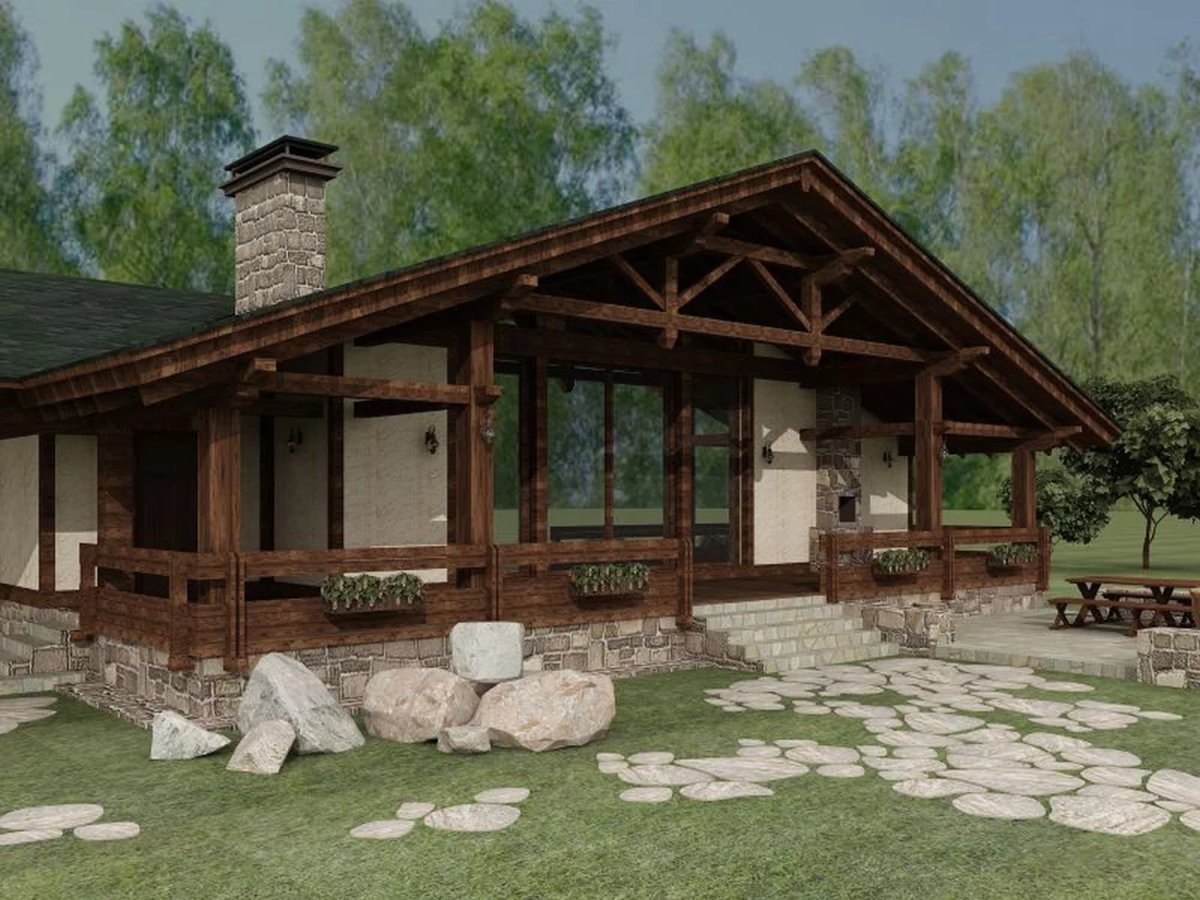 Шале 100м2 одноэтажные