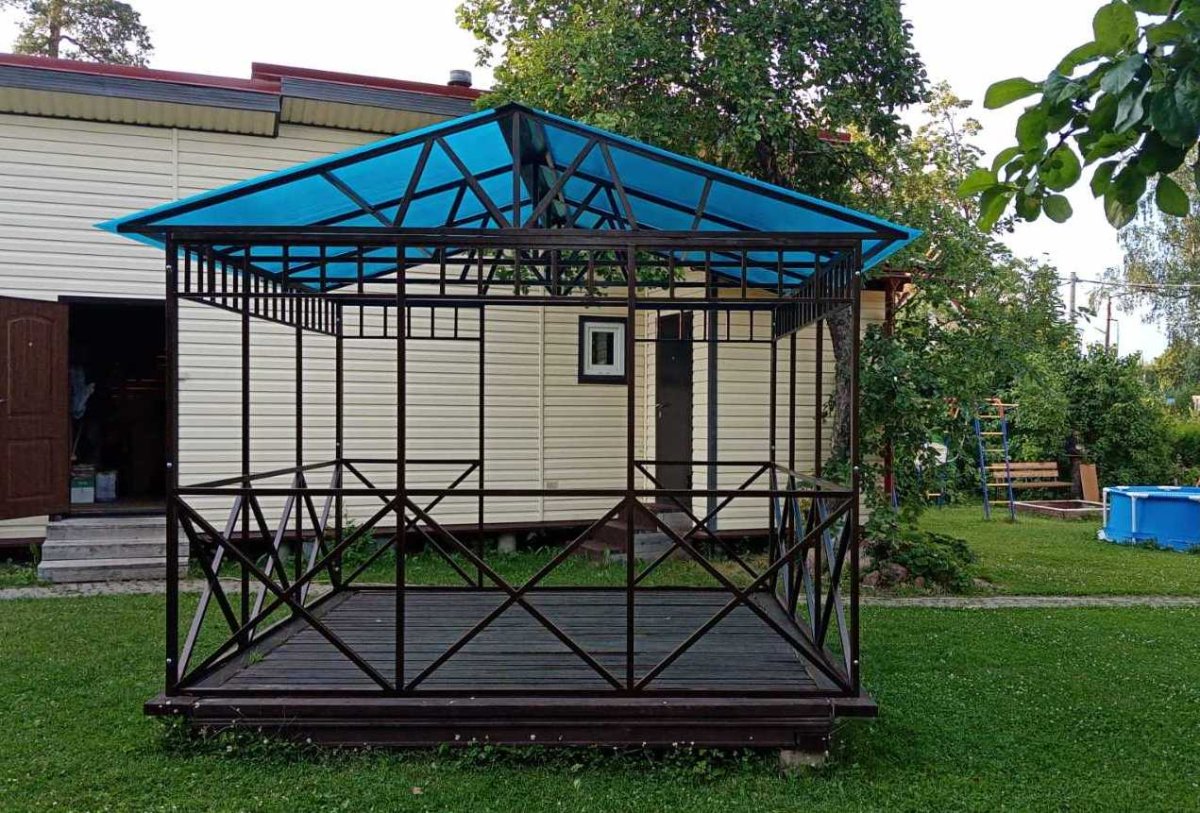 Беседка 3*4 металл