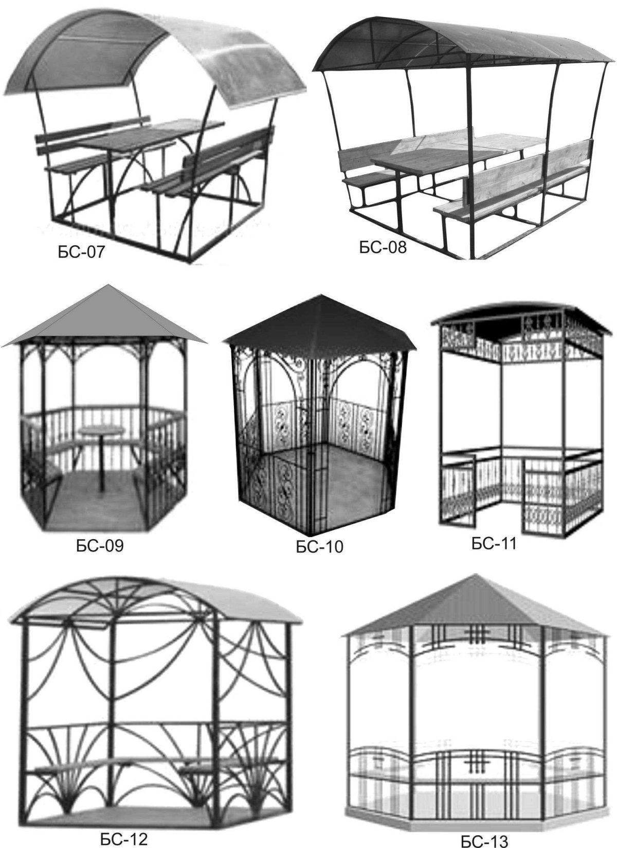 Беседка из профильной трубы чертежи 2х2