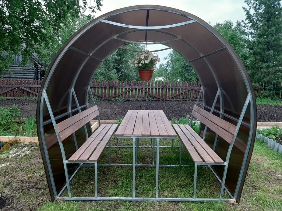 Беседки из полекорбанат