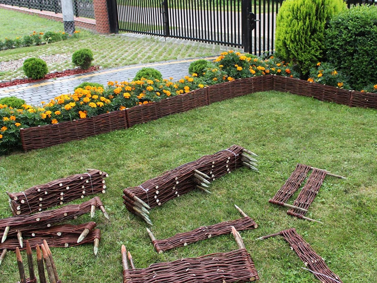 Ограждения для грядок и клумб