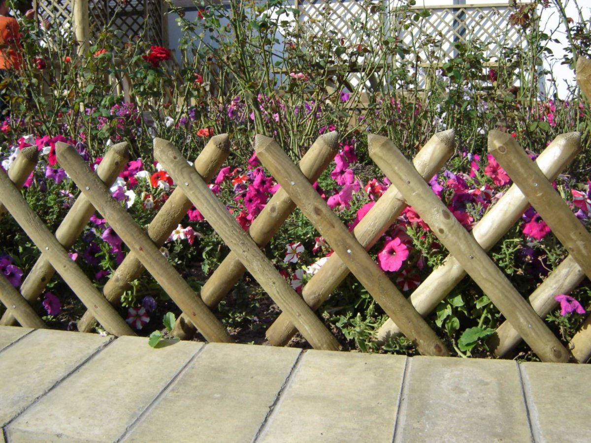 Декоративные ограждения для сада