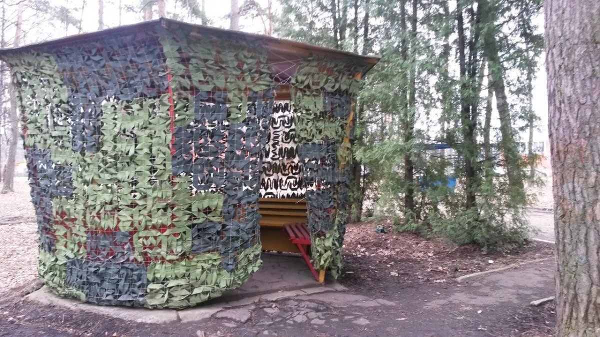 Маскировочная сетка хаки 2*2