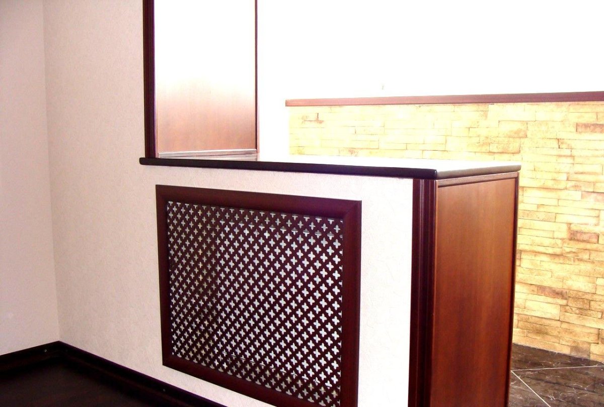 Экран для радиатора отопления декоративный