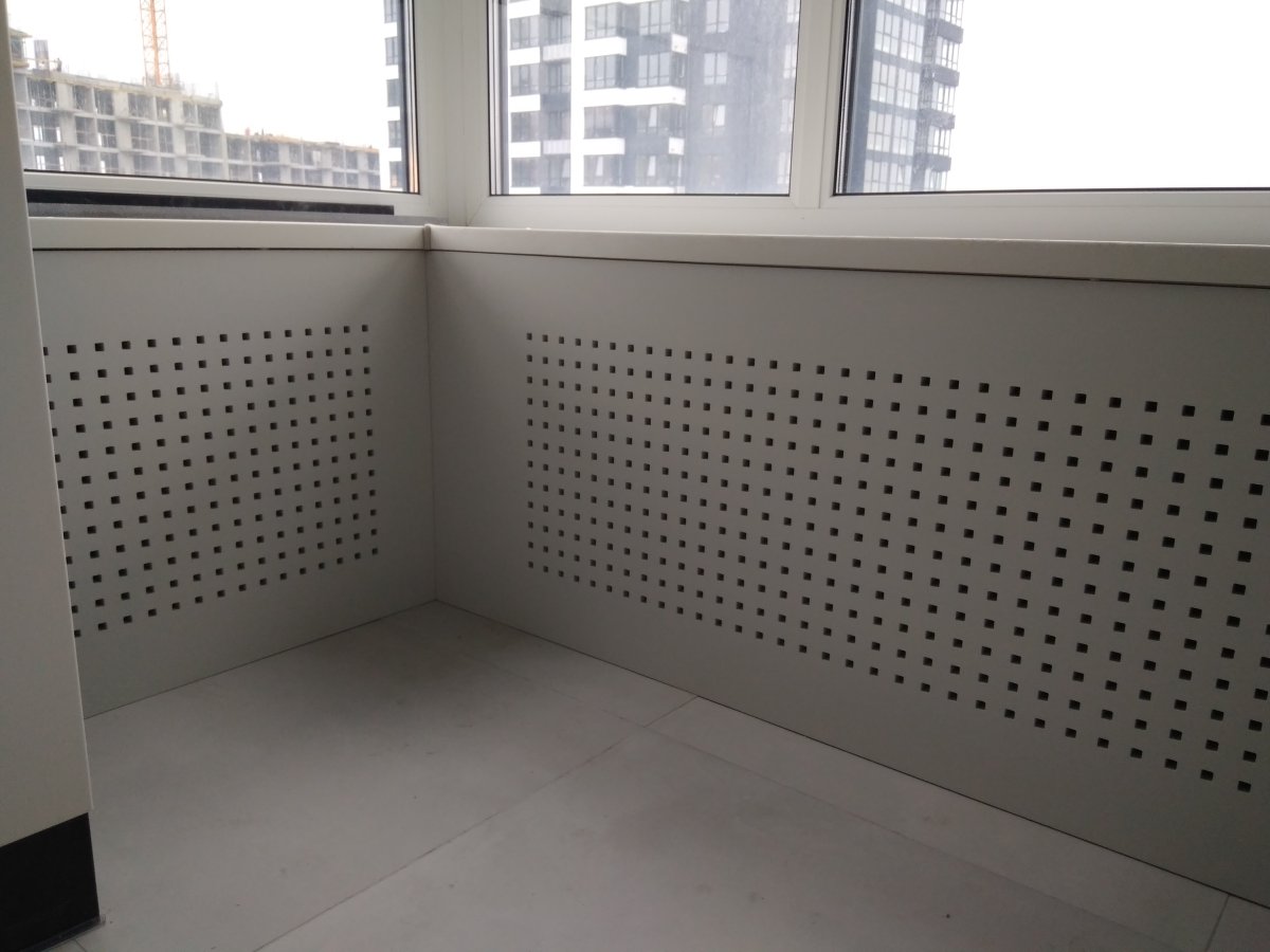 Решетки экраны шириной 2100 для радиаторов