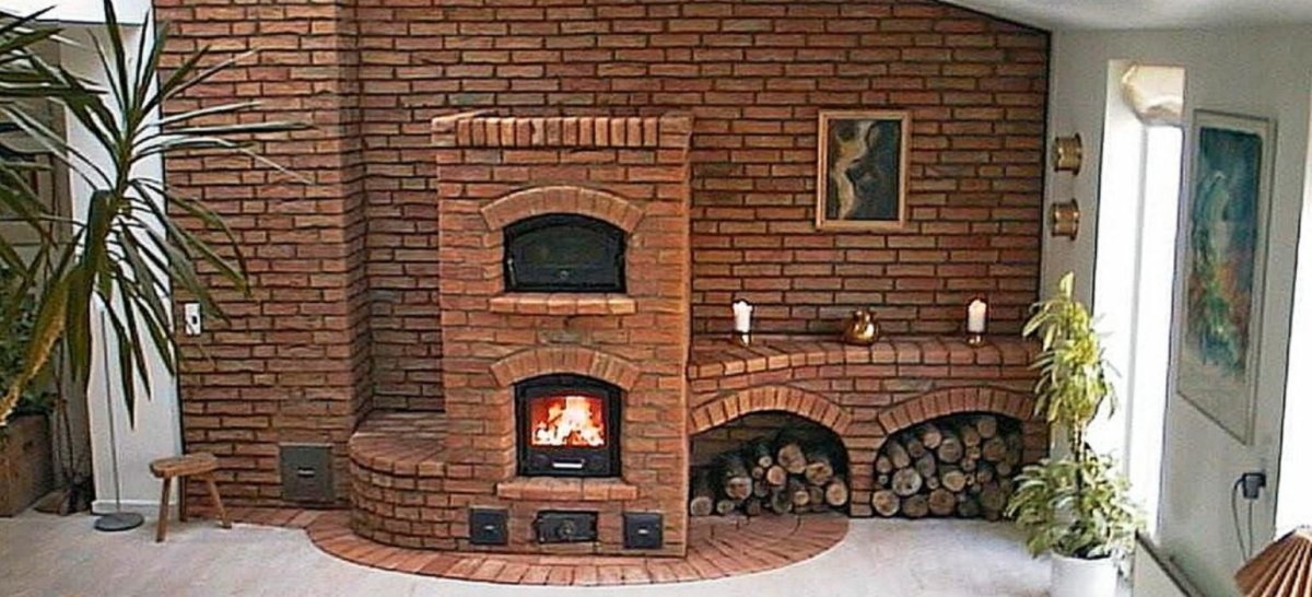 Печь в современном доме