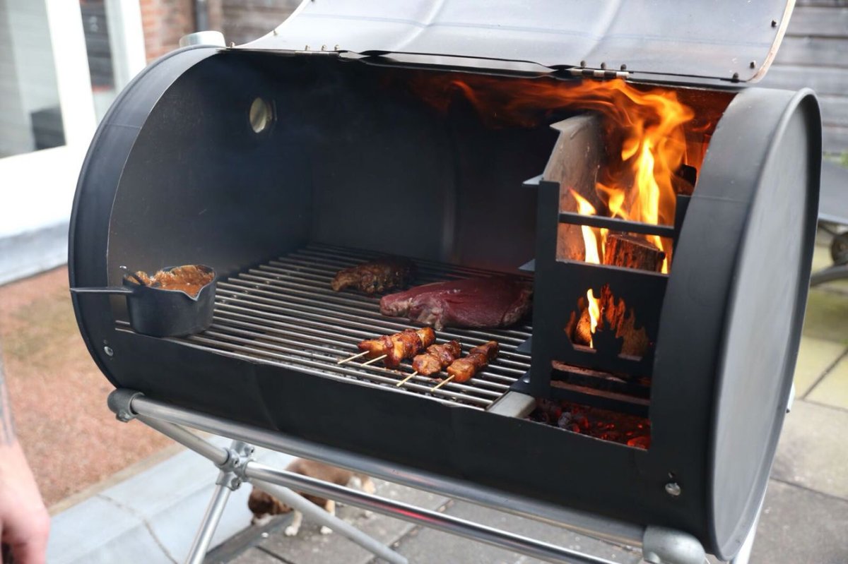 Барбекю из бочки