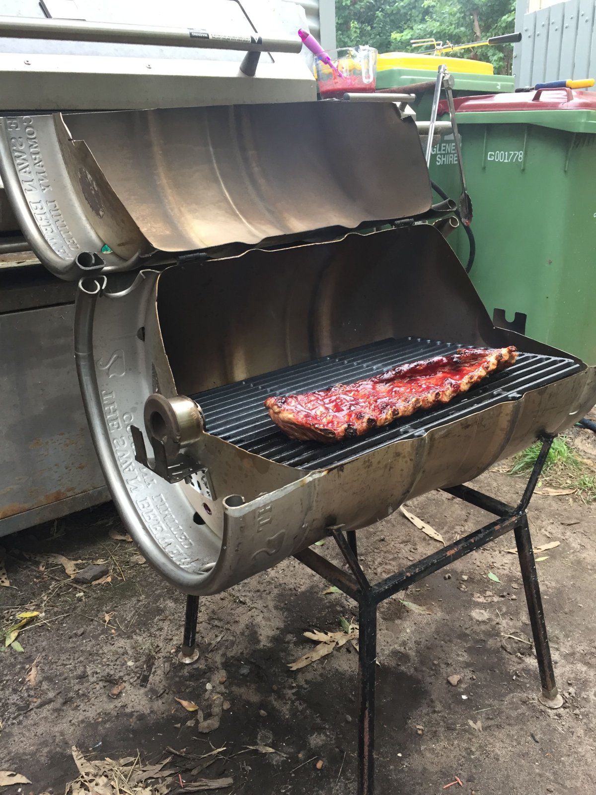 BBQ Barrel коптильня