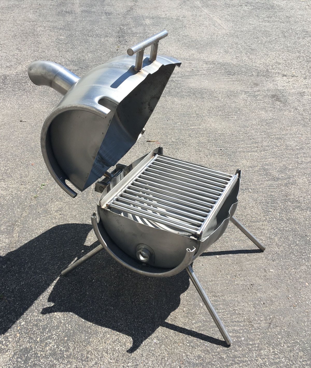 Мангал из трубы