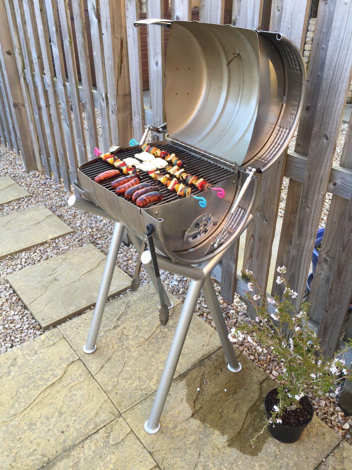 Барбекюшница из бочки