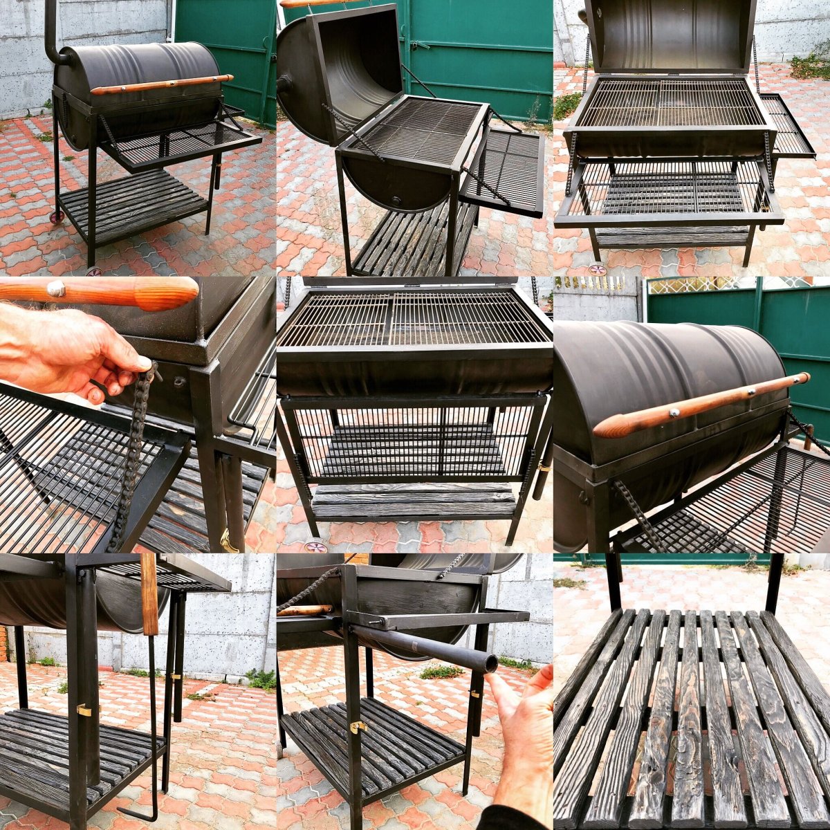 Мангал из бочки