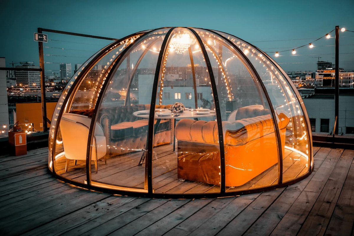 Купольные беседки igloodom
