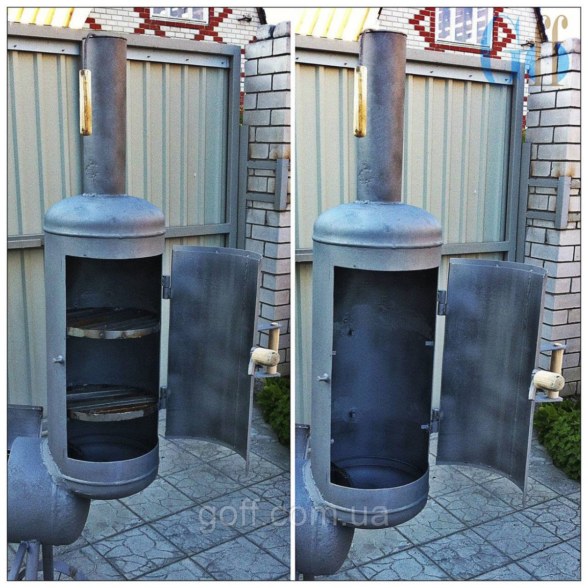 Мангал из газового баллона 130л