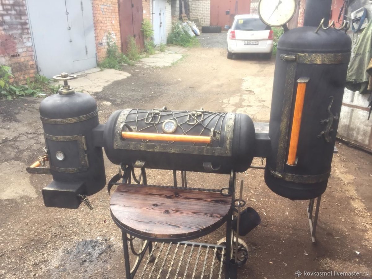 Мангал из газового баллона