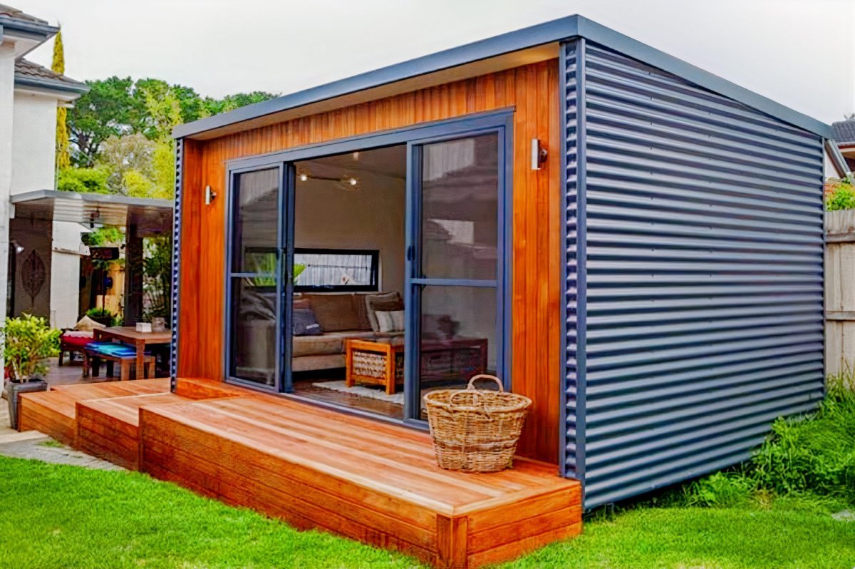 Tiny House с односкатной крышей