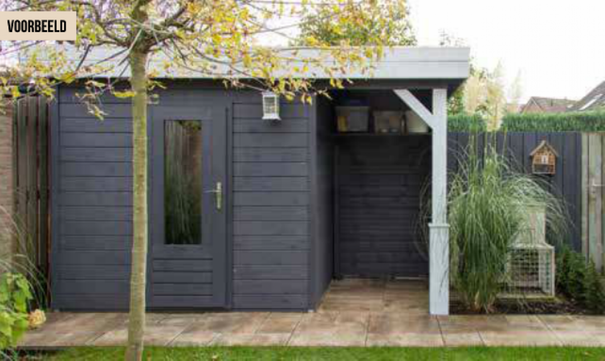 Сарай для дачи деревянный