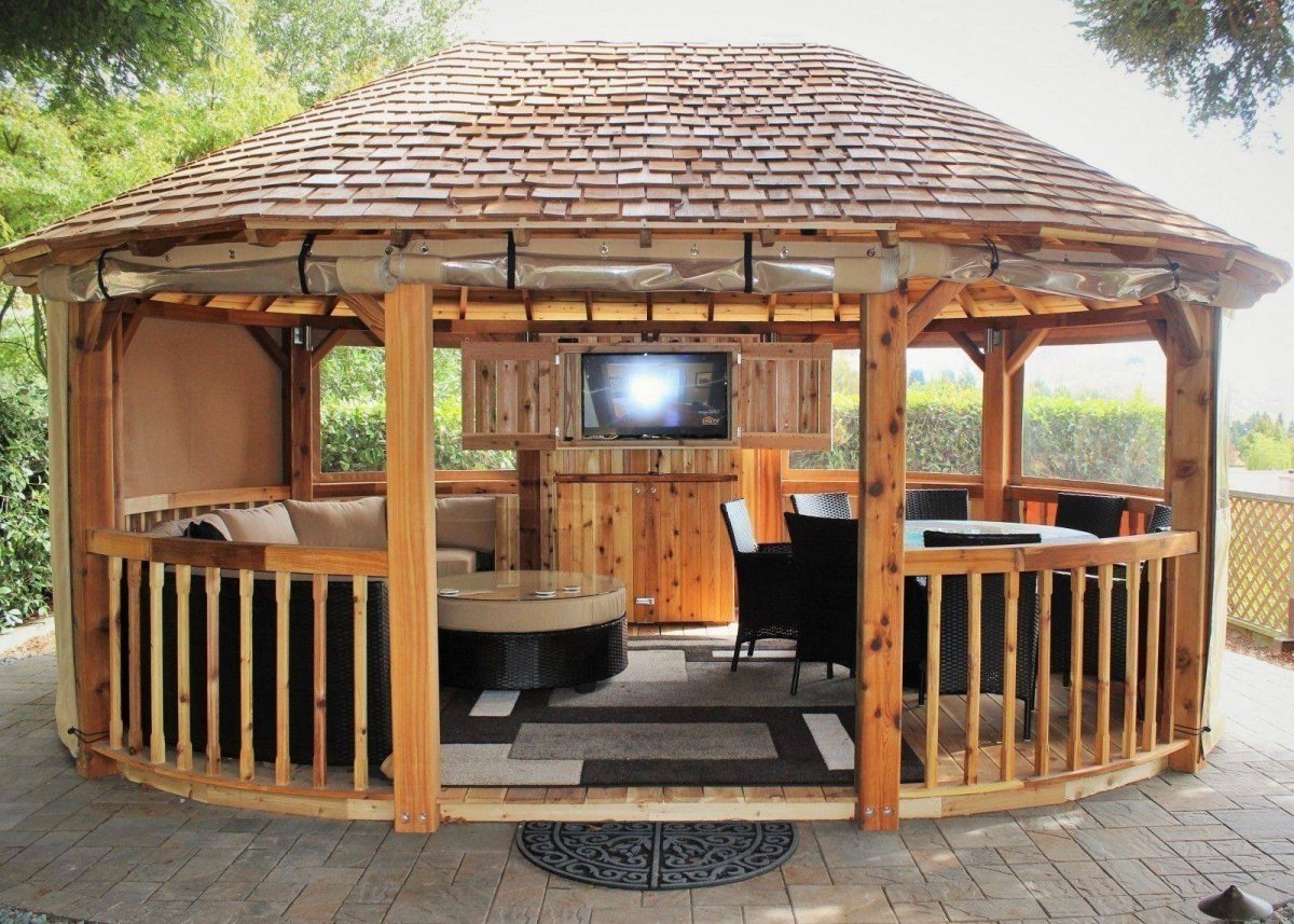 Wooden Gazebo беседки