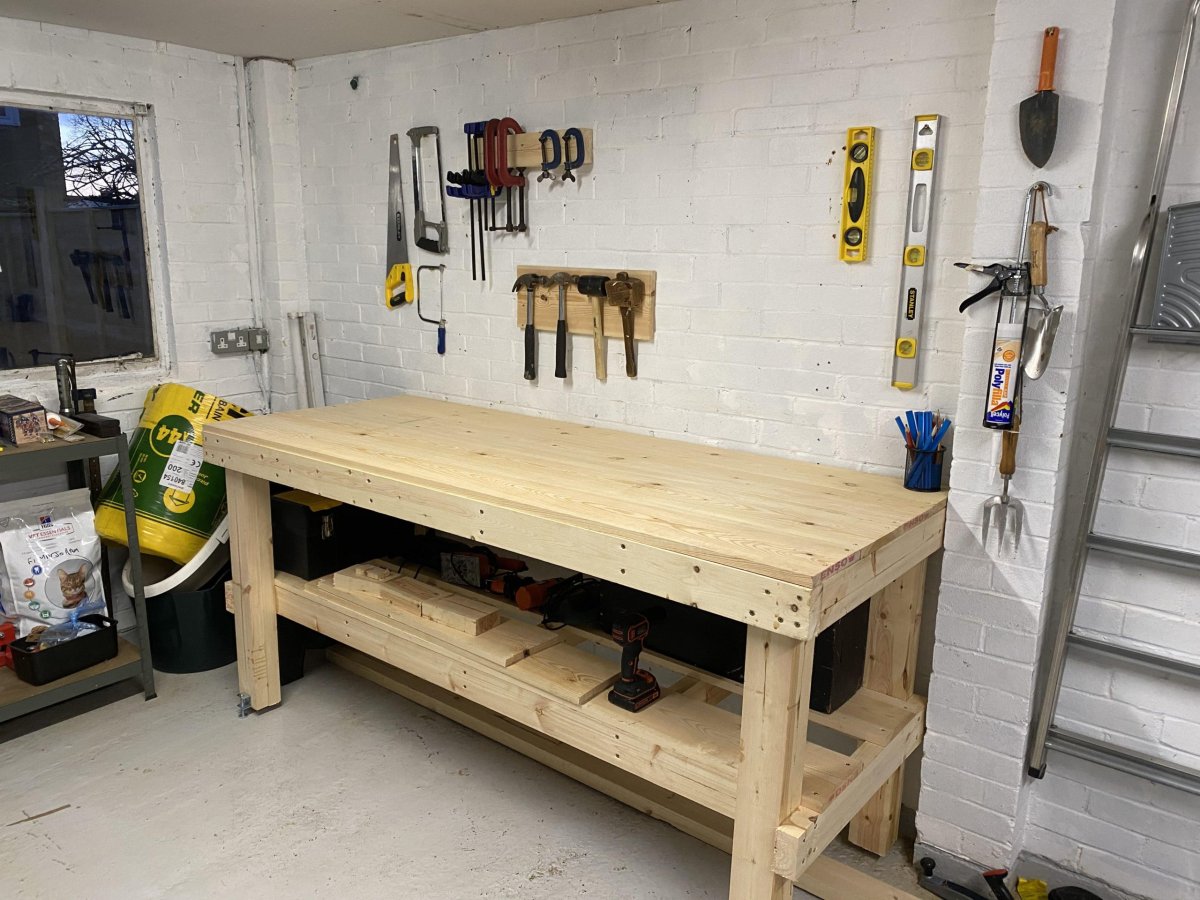 Блочный верстак woodworker