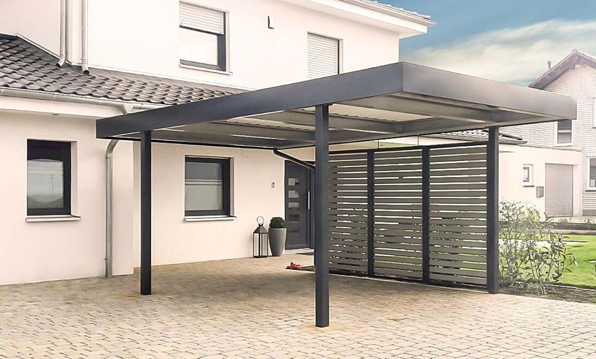 Односкатный навес 8500*6500