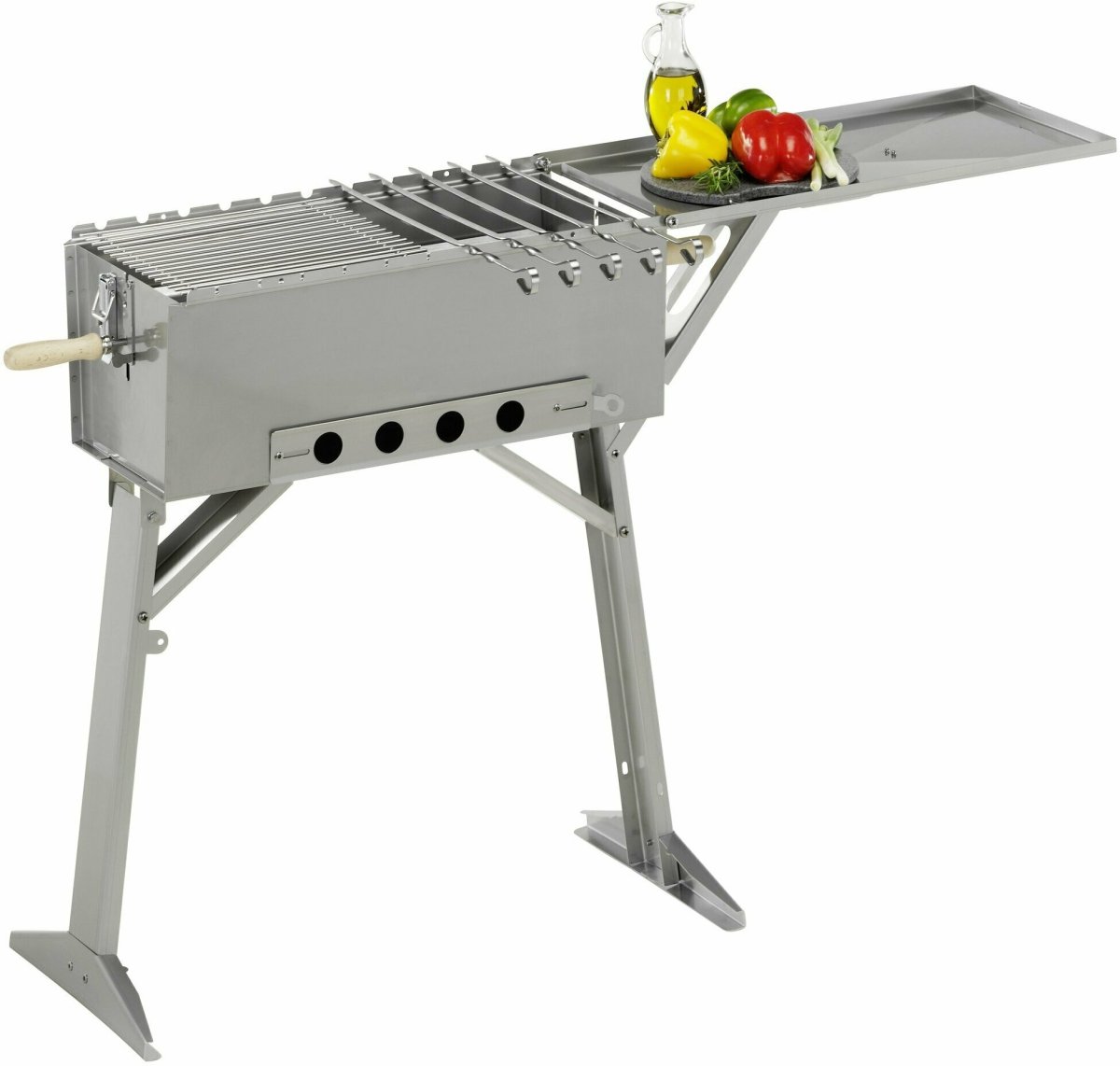 Мангал gratar professional p 3001 153x90x52 см сталь
