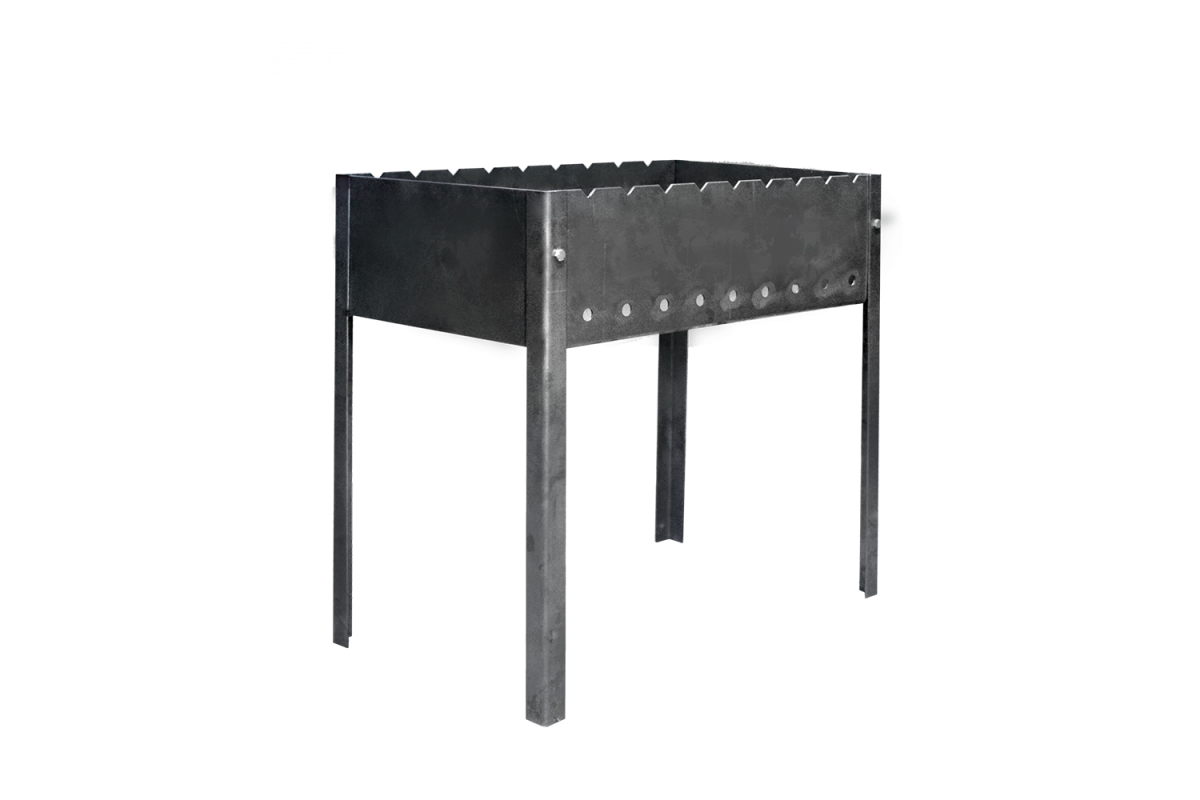 Мангал разборный "поход" металл (500*300*150) 6мм