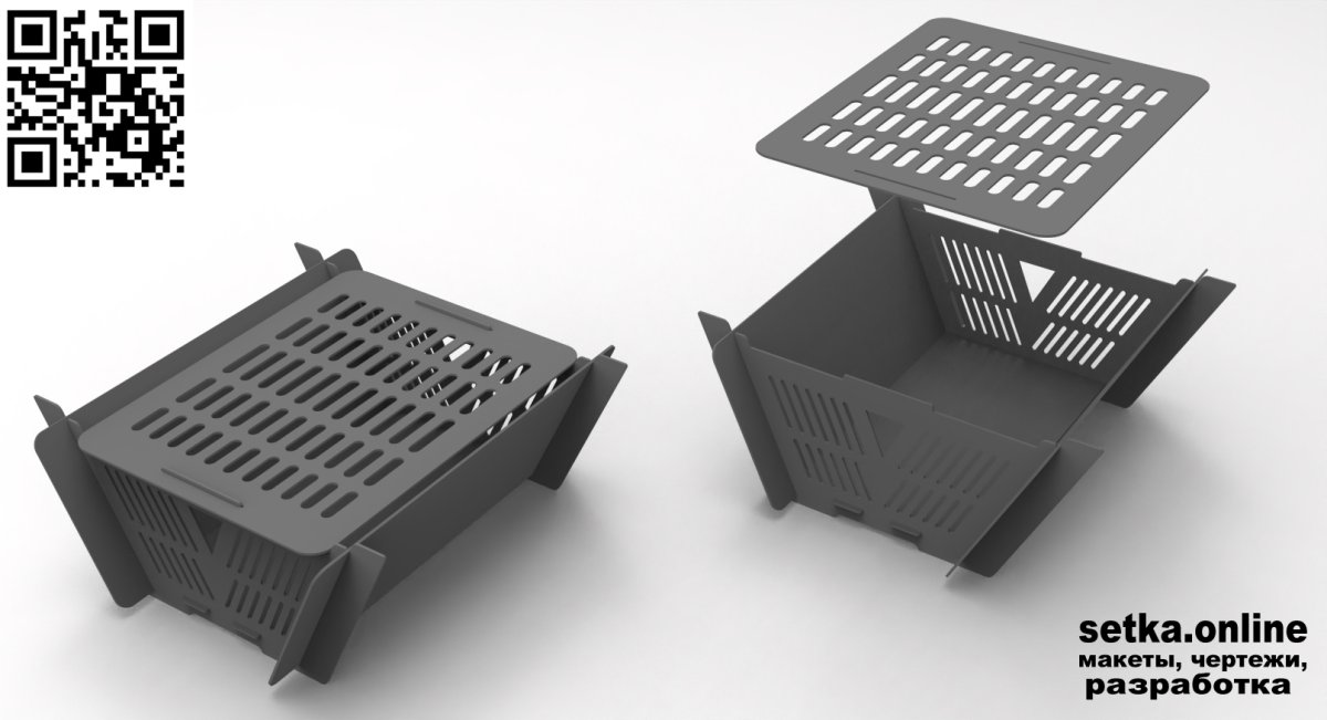 Сетка для барбекю DXF