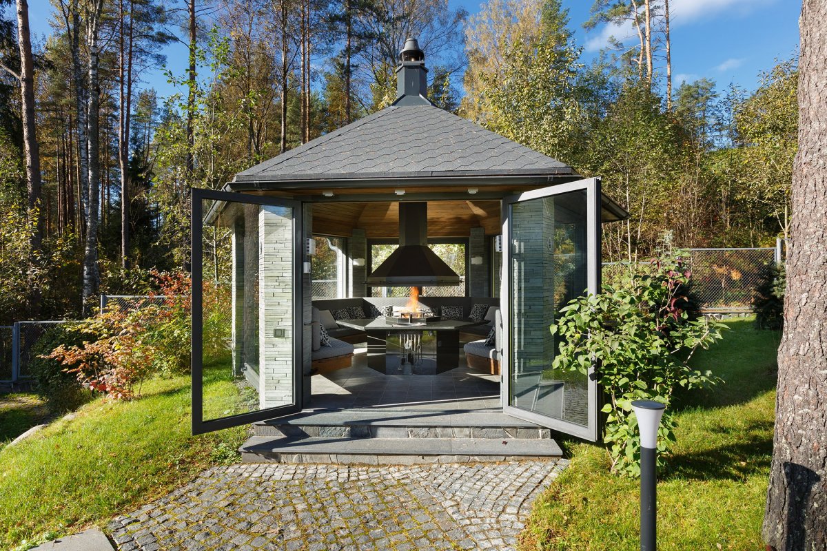 Мангальная зона гриль барбекю