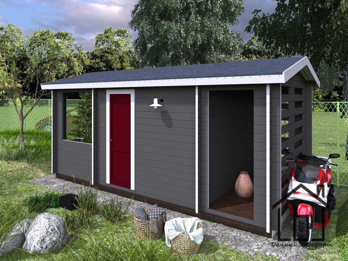 Зодчий сарай хозблок