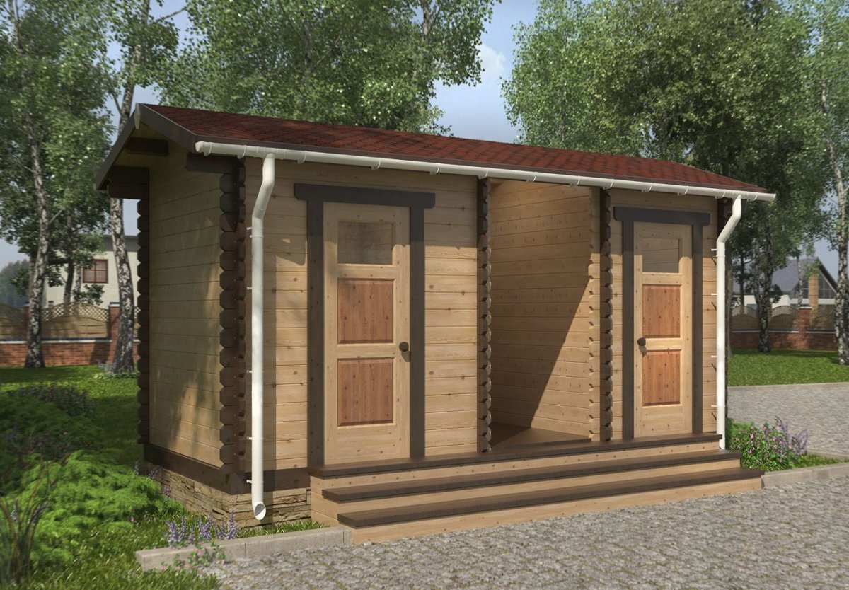 Бытпром хозблок с душем и туалетом