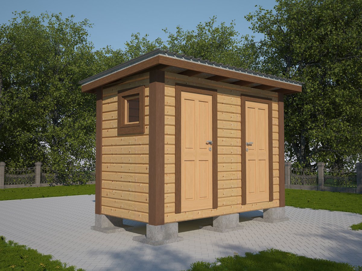 Хозблок 4 на 2