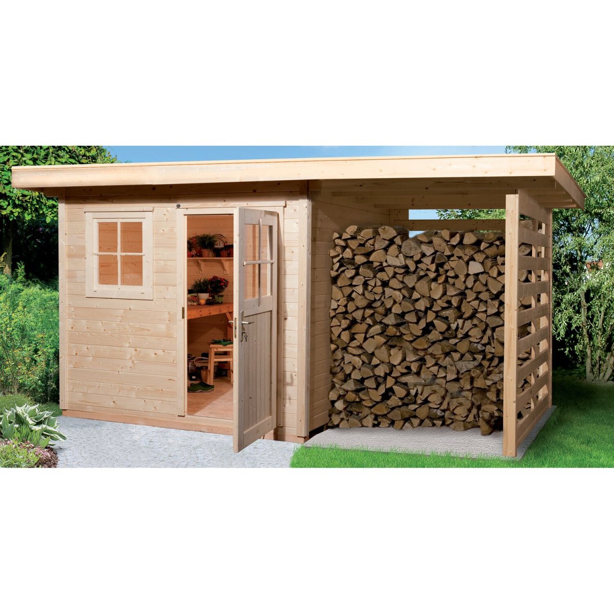 Хозблок 5х4 односкатной