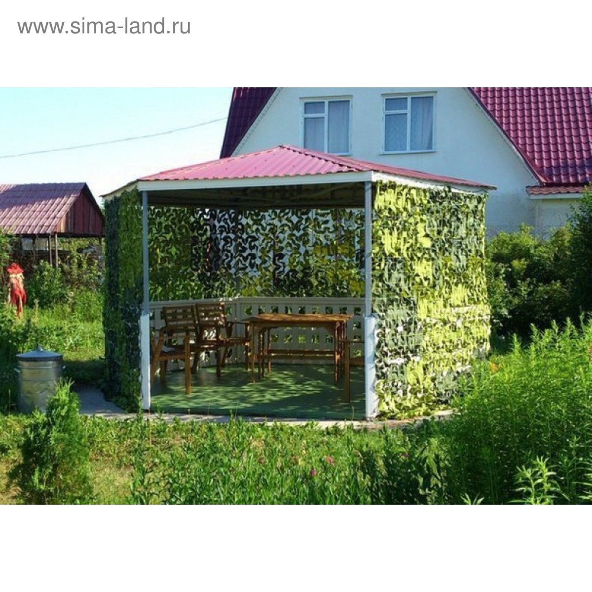 Маскировочная сеть "экон-профи" 3х6 м. сетка цвет белый. Артикул