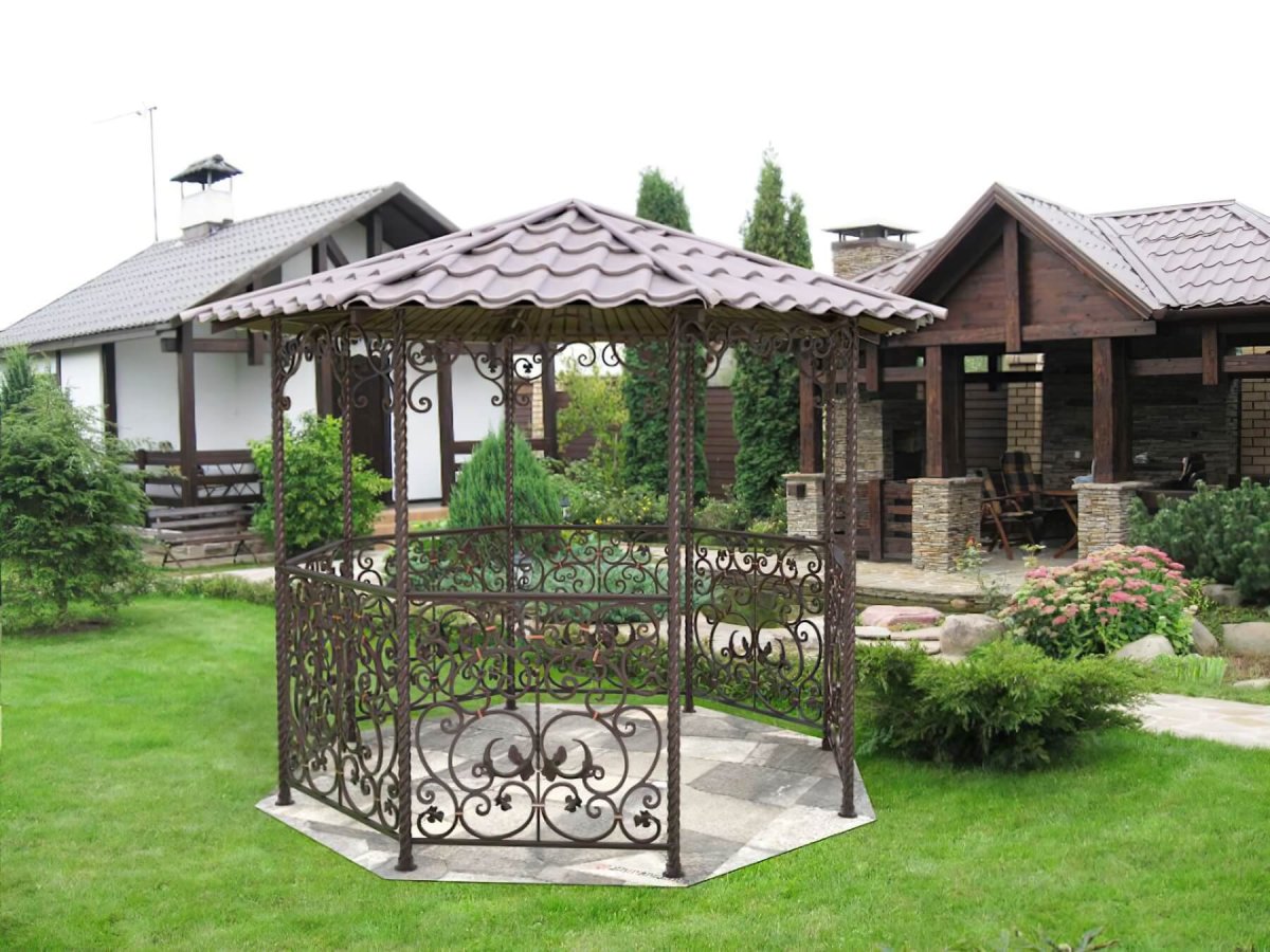 Кованые беседки