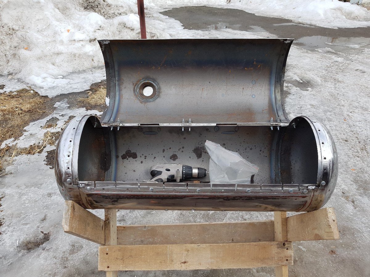 Мангал из огнетушителя ОП-50