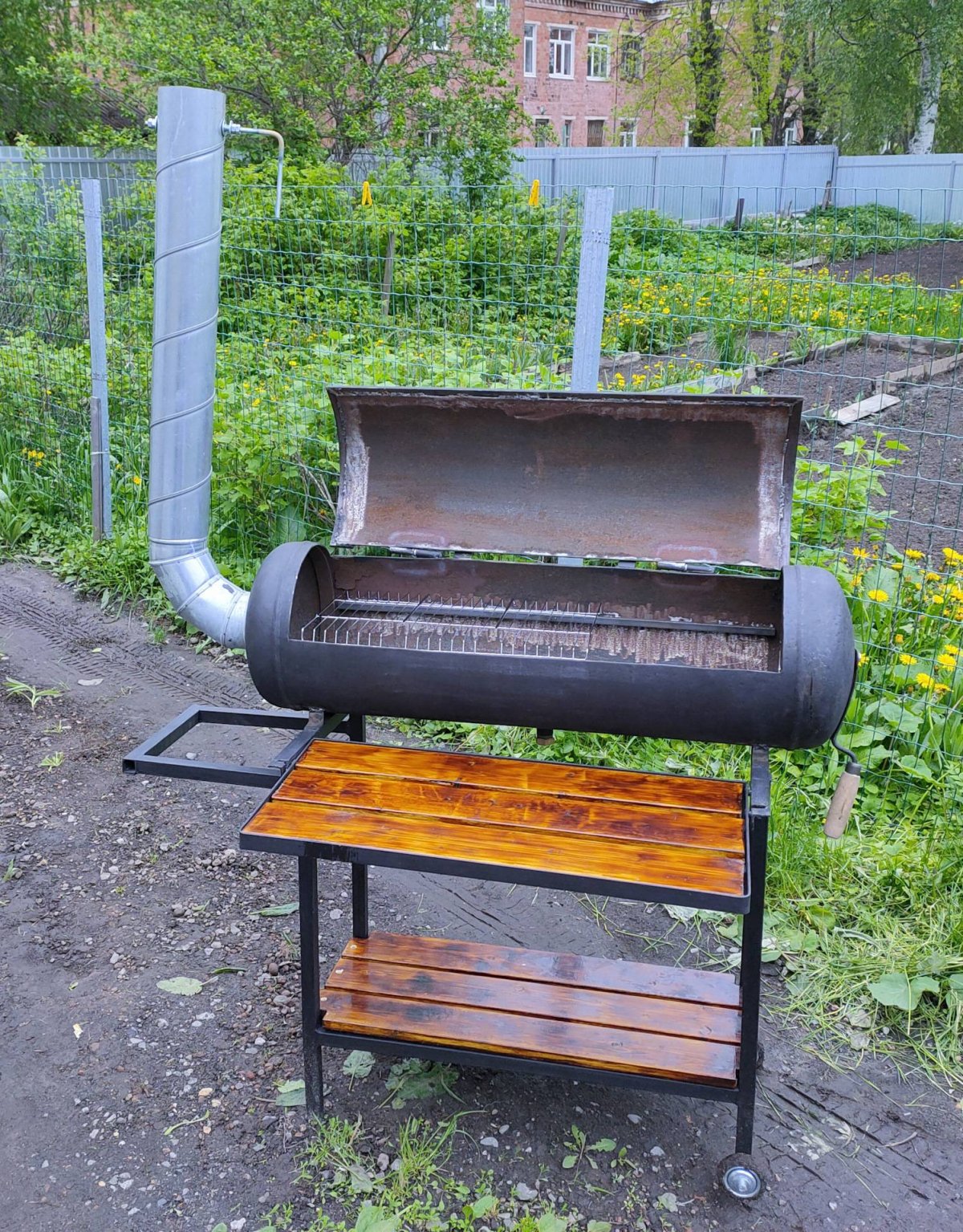 Барбекю из газового баллона 27л