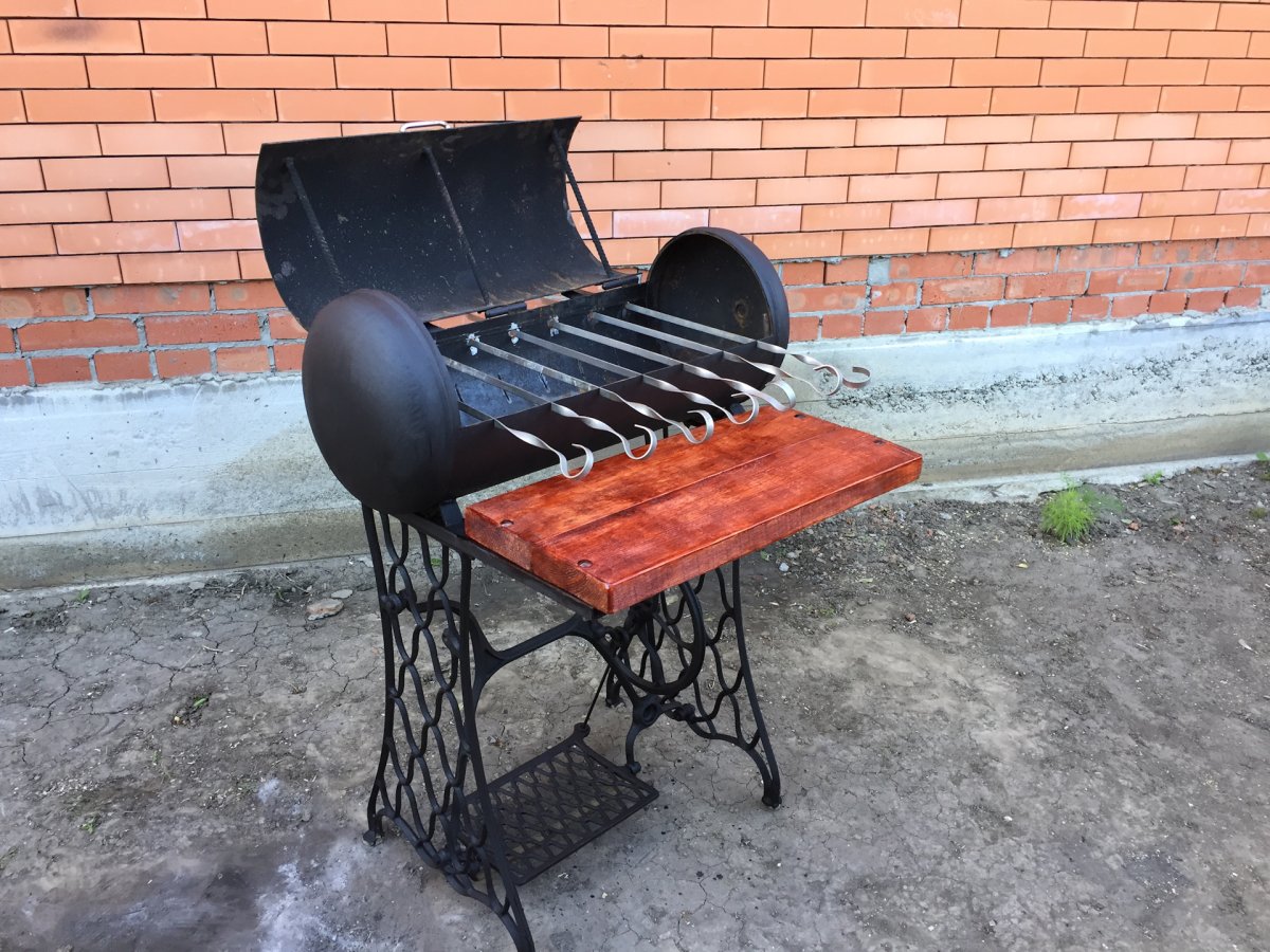 Мангал из ГАЗ баллона