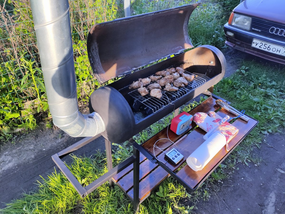 Мангал из газового баллона 50л