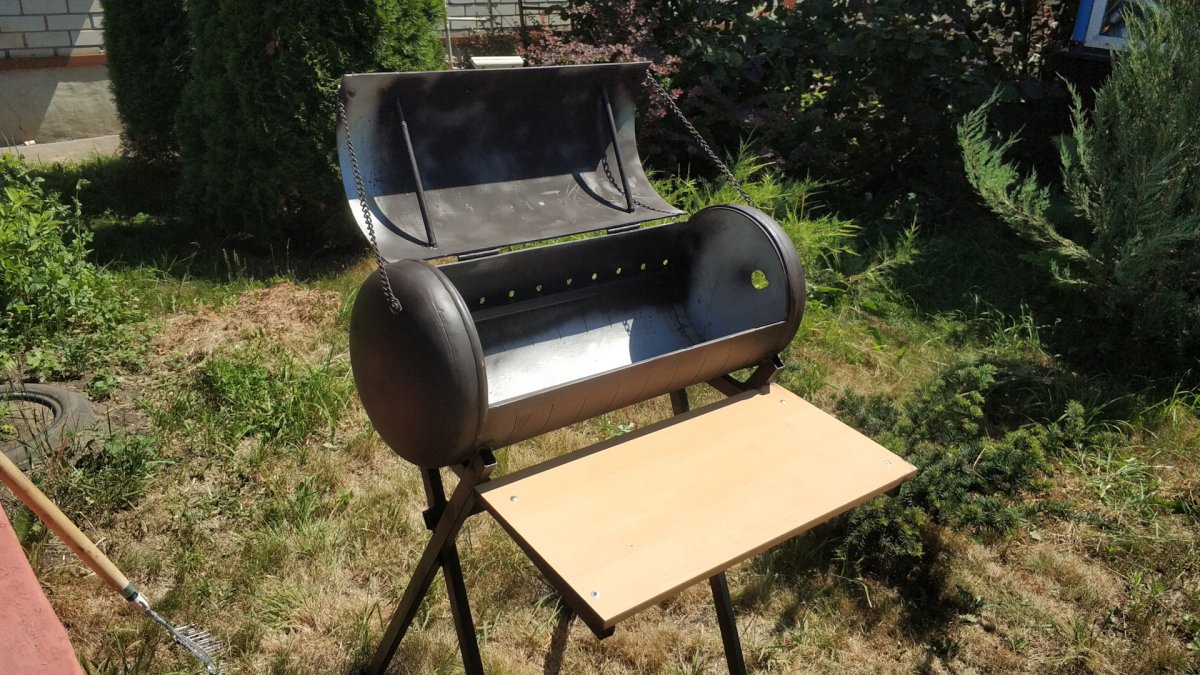 Мангал из баллона 27л