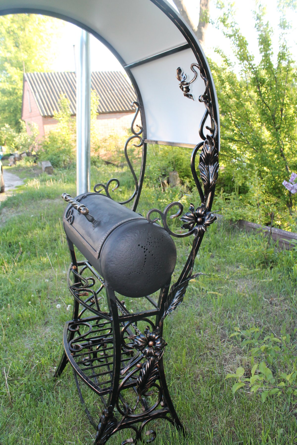 Мангал из газового баллона