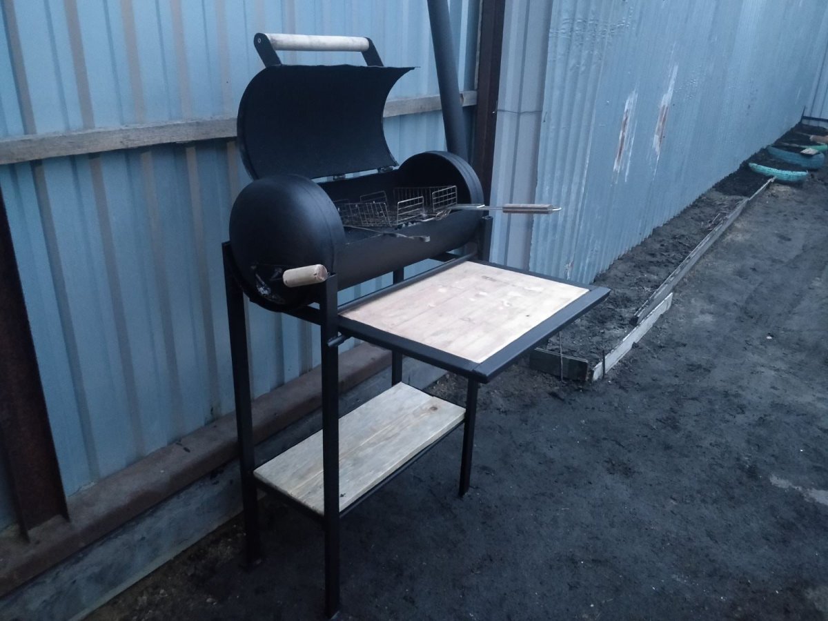 Мангал из газового баллона 27л