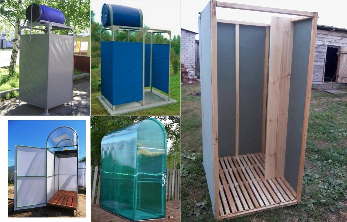 Летний душ для дачи