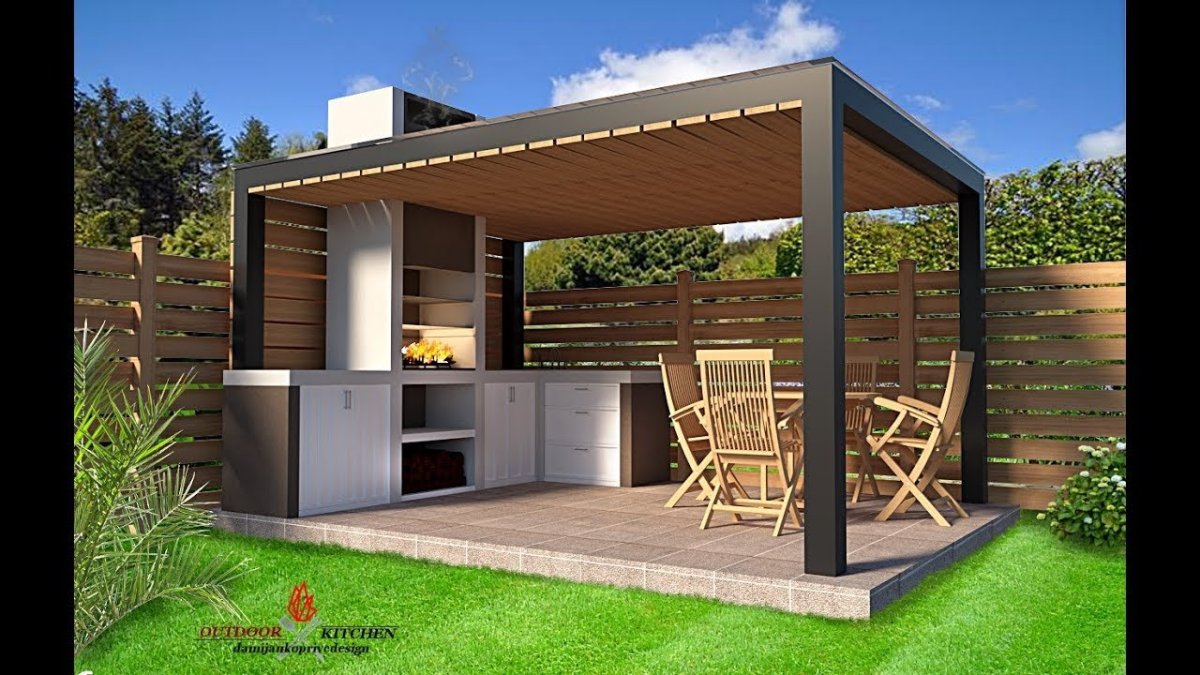 Беседка 3на5 односкатная