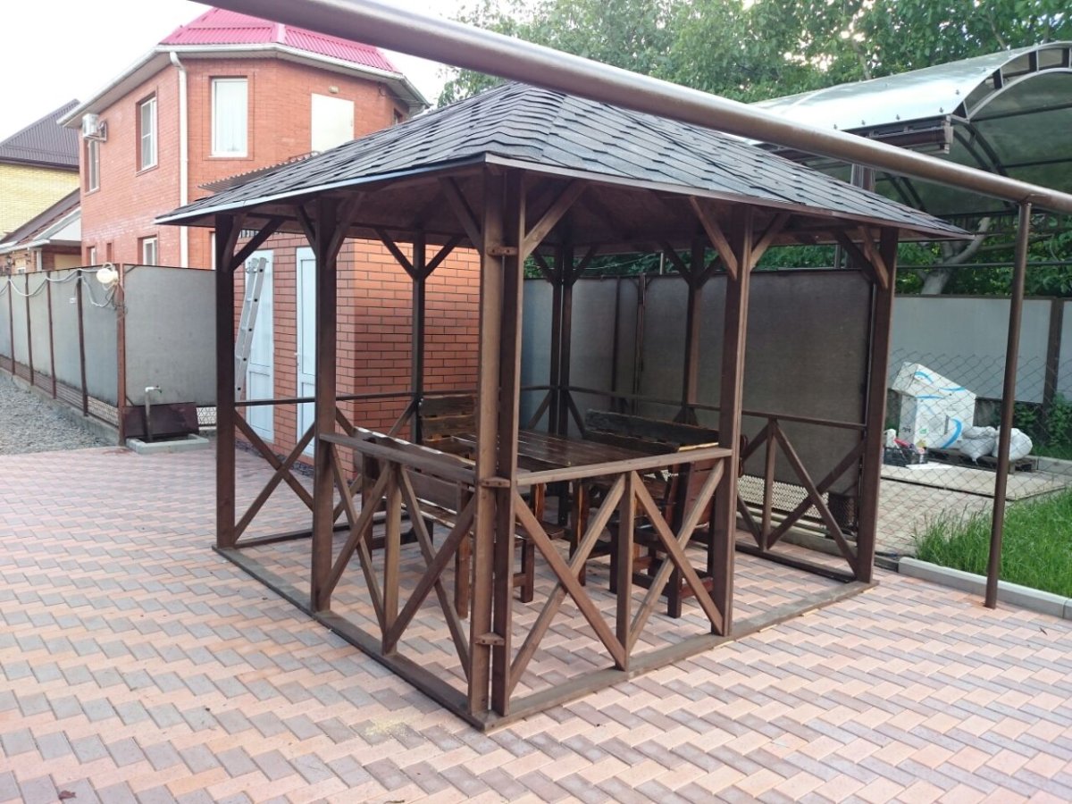 Беседка Садовая "костромичка макси" (арт.БСР-1705)